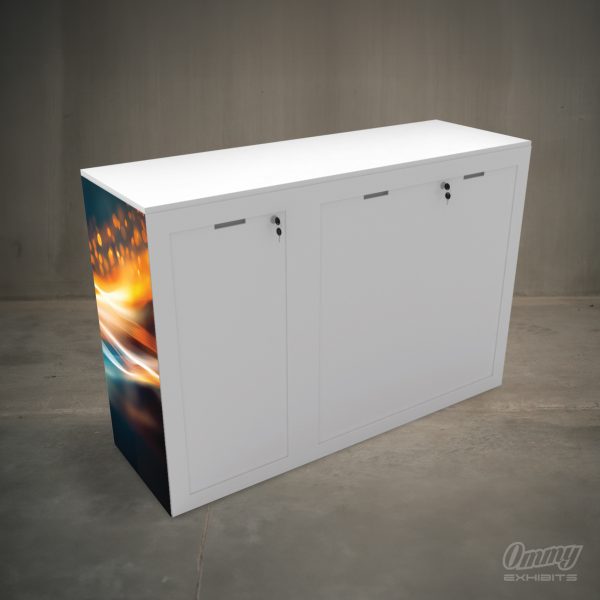 Large Illuminated Modular Reception Cabinet