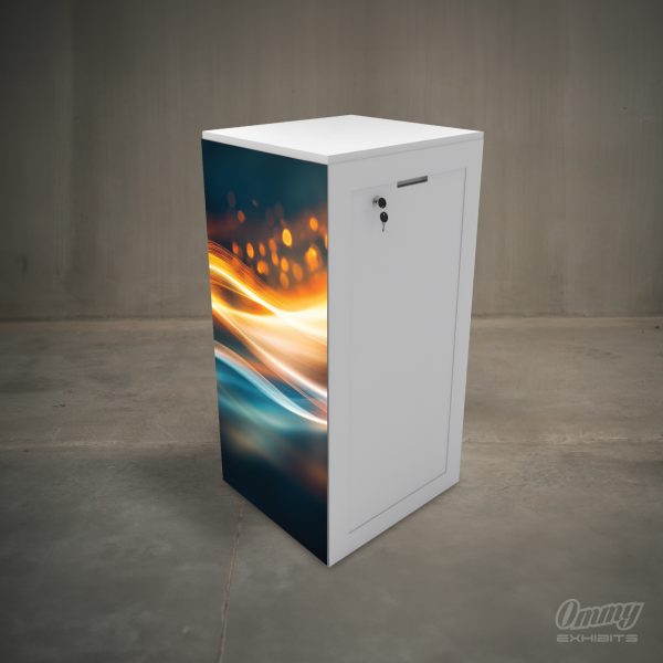 Small Illuminated Modular Reception Cabinet