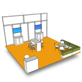 20x20 Booth Rentals