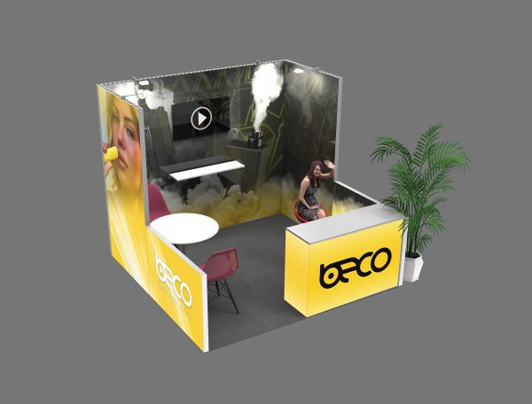 RLU1010-01 - 10'x10' Trade Show Booth Rental