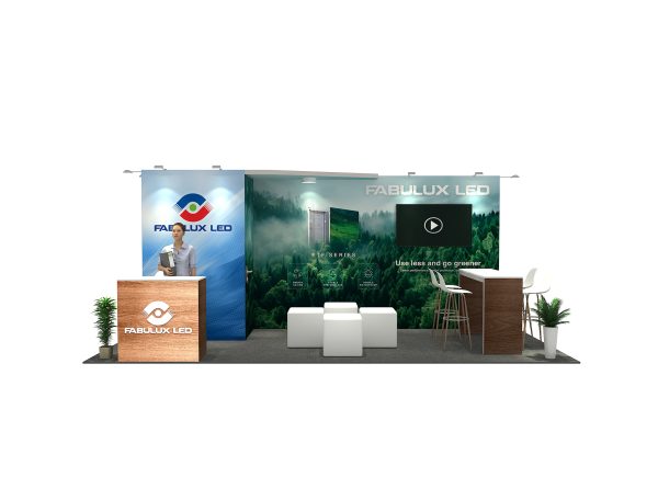 RLU1020-61 - 10'x20' Trade Show Booth Rental