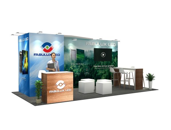 RLU1020-61 - 10'x20' Trade Show Booth Rental