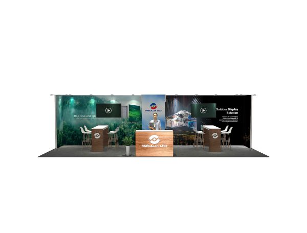 RLU1030-28 - 10'x30' Trade Show Booth Rental