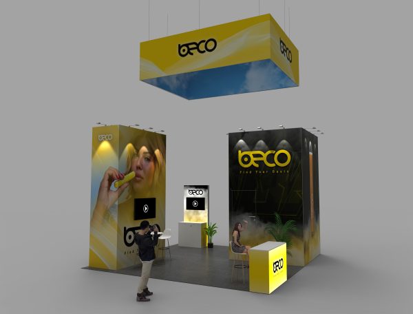 RLU2020-57 - 20'x20' Trade Show Booth Rental