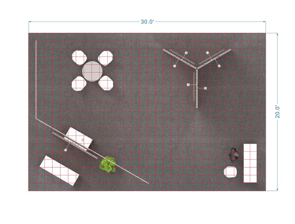 RLU2030-104 - 20'x30' Trade Show Booth Rental