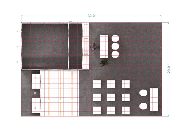 RLU2030-115 - 20'x30' Trade Show Booth Rental