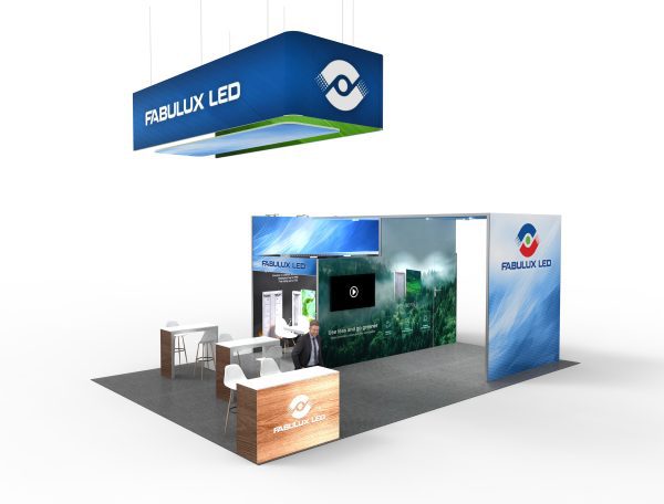 RLU2030-124 - 20'x30' Trade Show Booth Rental