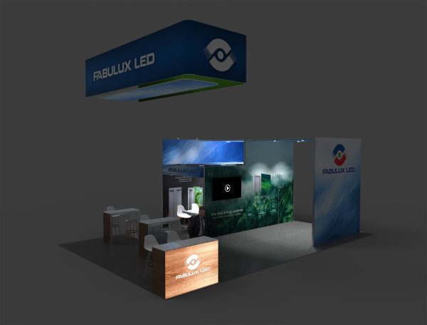 RLU2030-124 - 20'x30' Trade Show Booth Rental