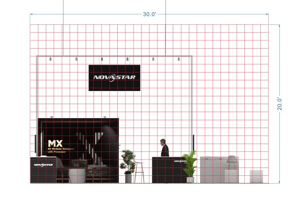 RLU2030-155 - 20'x30' Trade Show Booth Rental