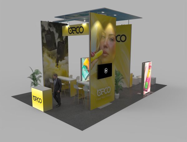 RLU2030-61 - 20'x30' Trade Show Booth Rental