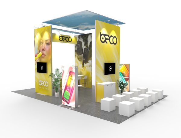 RLU2030-61 - 20'x30' Trade Show Booth Rental