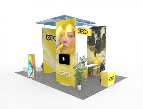 RLU2030-61 - 20'x30' Trade Show Booth Rental