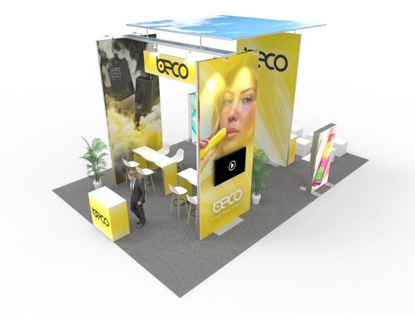 RLU2030-61 - 20'x30' Trade Show Booth Rental