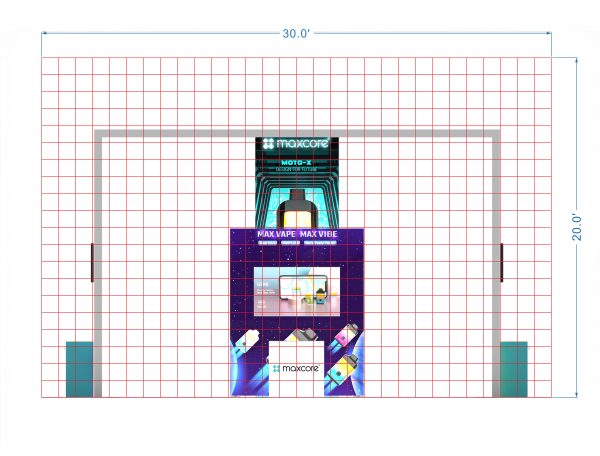 RLU2030-72 - 20'x30' Booth Rental