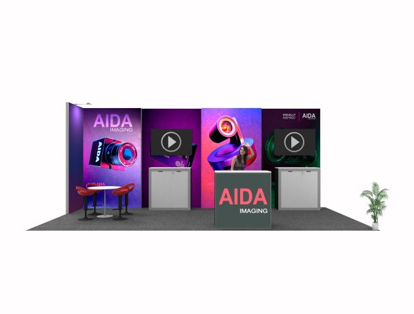 STL1020-01 - 10'x20' Trade Show Booth Rental