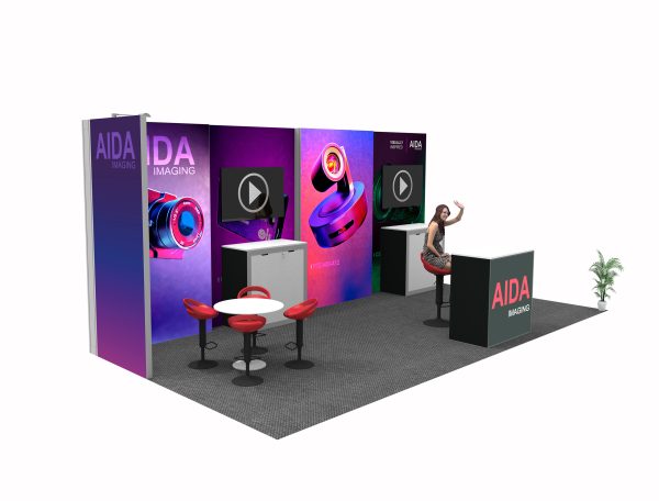 STL1020-01 - 10'x20' Trade Show Booth Rental