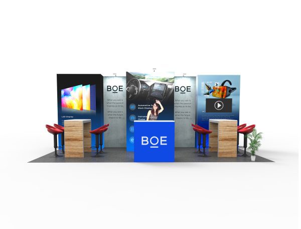 STL1020-02 - 10'x20' Trade Show Booth Rental