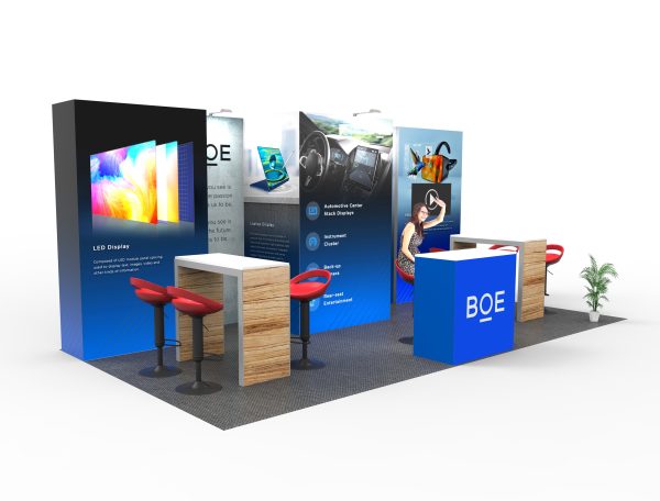 STL1020-02 - 10'x20' Trade Show Booth Rental