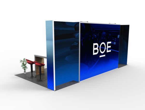 STL1020-02 - 10'x20' Trade Show Booth Rental