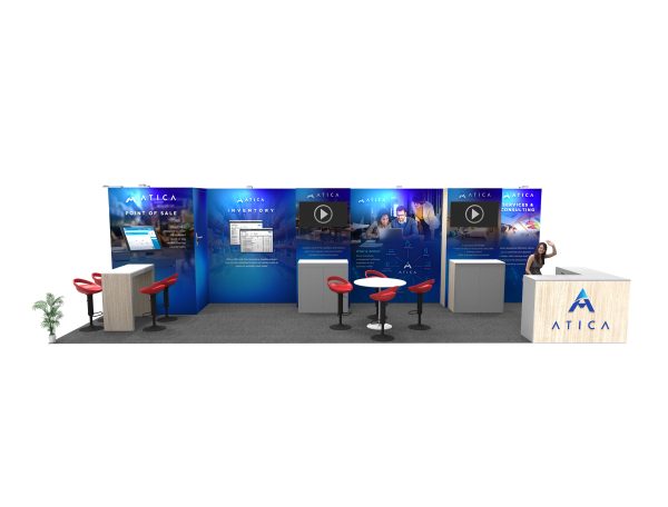 STL1030-05 - 10'x30' Trade Show Booth Rental