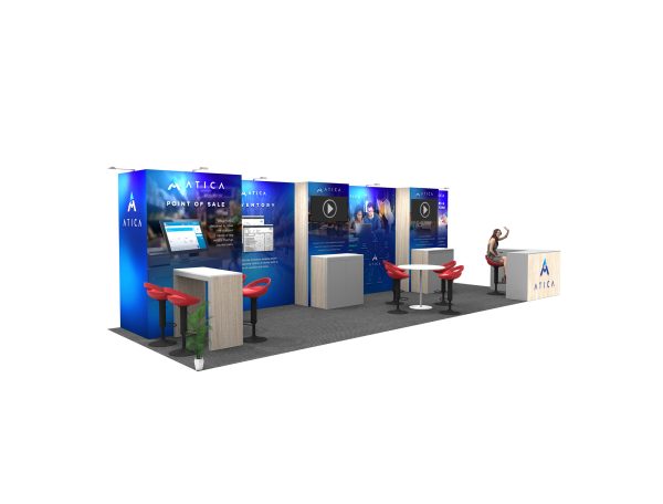 STL1030-05 - 10'x30' Trade Show Booth Rental