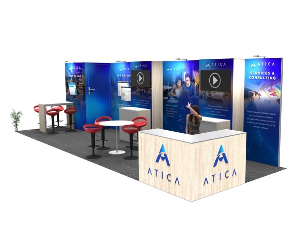 STL1030-05 - 10'x30' Trade Show Booth Rental