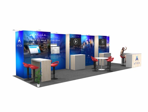 STL1030-05 - 10'x30' Trade Show Booth Rental