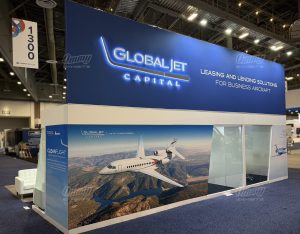 Global Jet Capital booth at NBAA 2024