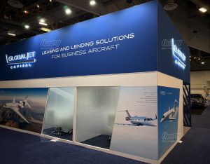 Global Jet Capital booth at NBAA 2024