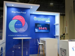 Transmit Security booth at Money20/20, 2024