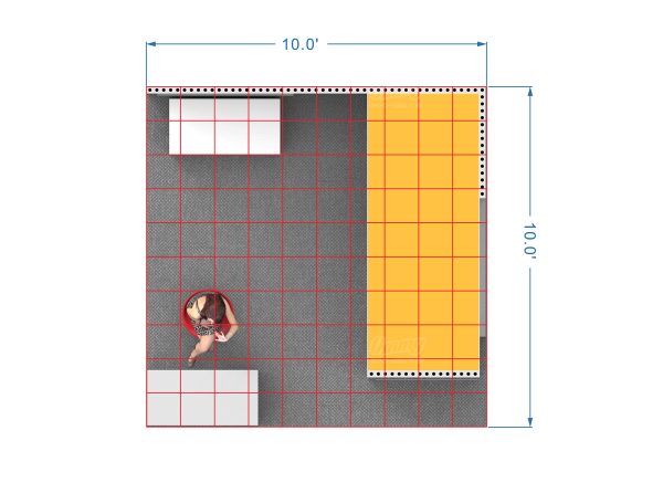 RLU1010-24 - 10'x10' Booth Rental