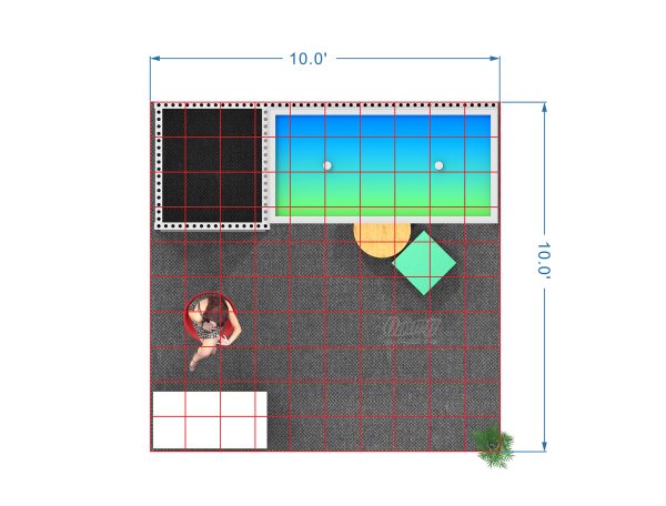 RLU1010-25 - 10'x10' Booth Rental