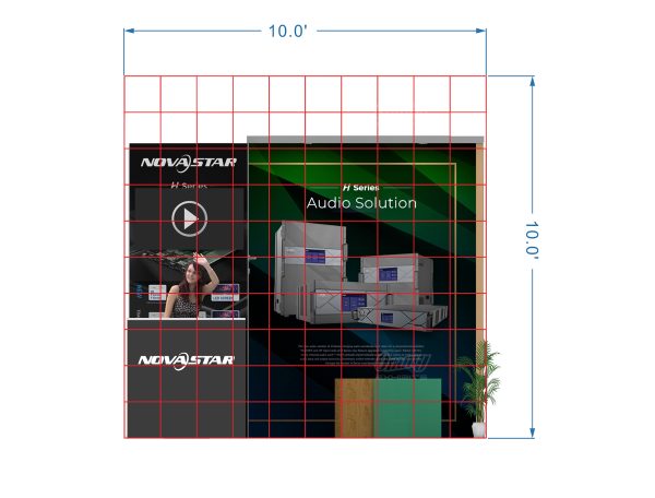 RLU1010-25 - 10'x10' Booth Rental