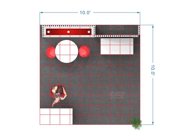 RLU1010-49 - 10'x10' Booth Rental