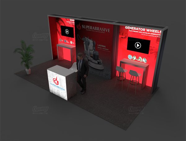 RLU1020-77 - 10'x20' Booth Rental