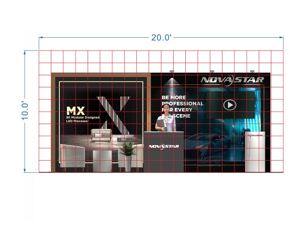 RLU1020-78 - 10'x20' Booth Rental