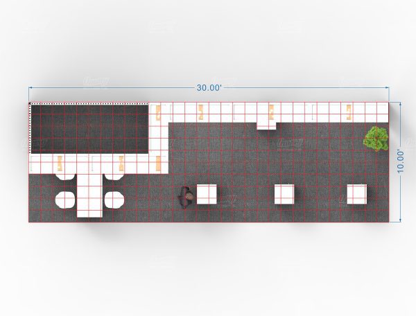 RLU1030-01 - 10'x30' Booth Rental