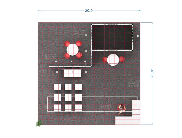 RLU2020-06 - 20'x20' Booth Rental