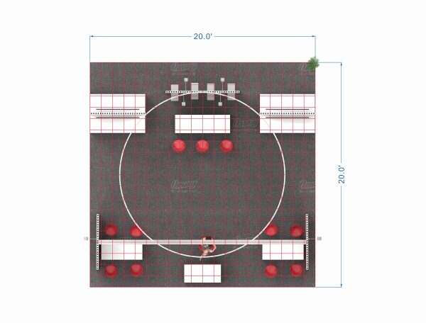 RLU2020-18 - 20'x20' Booth Rental