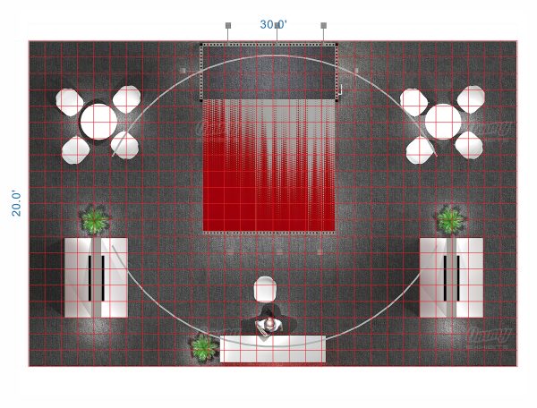 RLU2030-129 - 20'x30' Booth Rental