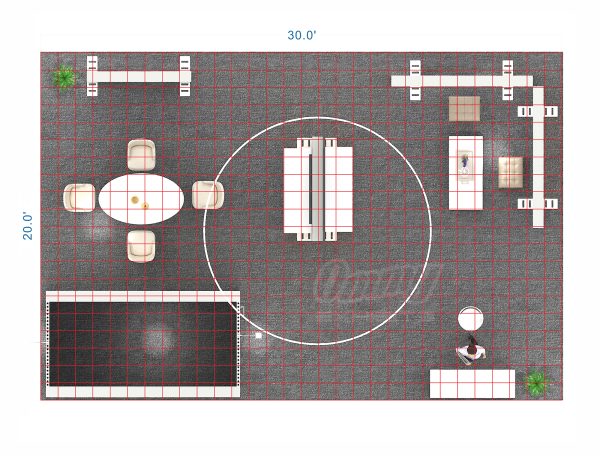 RLU2030-13 - 20'x30' Booth Rental