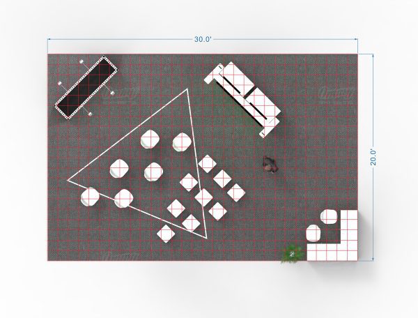 RLU2030-134 - 20'x30' Booth Rental
