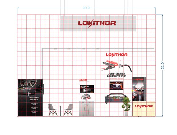 RLU2030-35 - 20'x30' Booth Rental