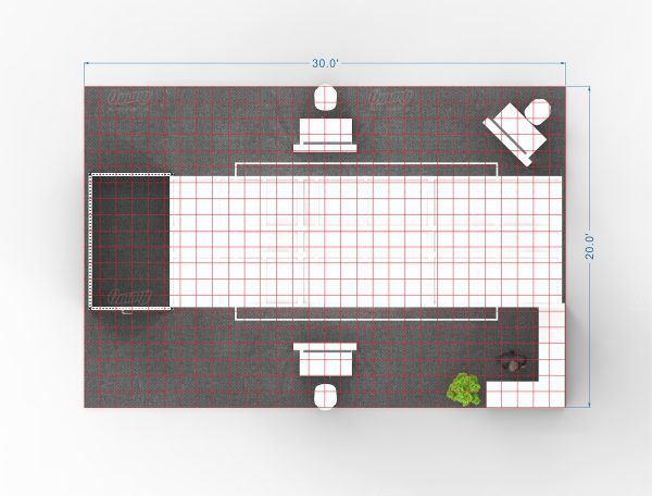 RLU2030-35 - 20'x30' Booth Rental