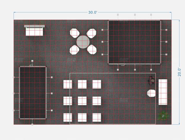 RLU2030-58 - 20'x30' Booth Rental