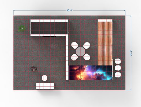 RLU2030-59 - 20'x30' Booth Rental