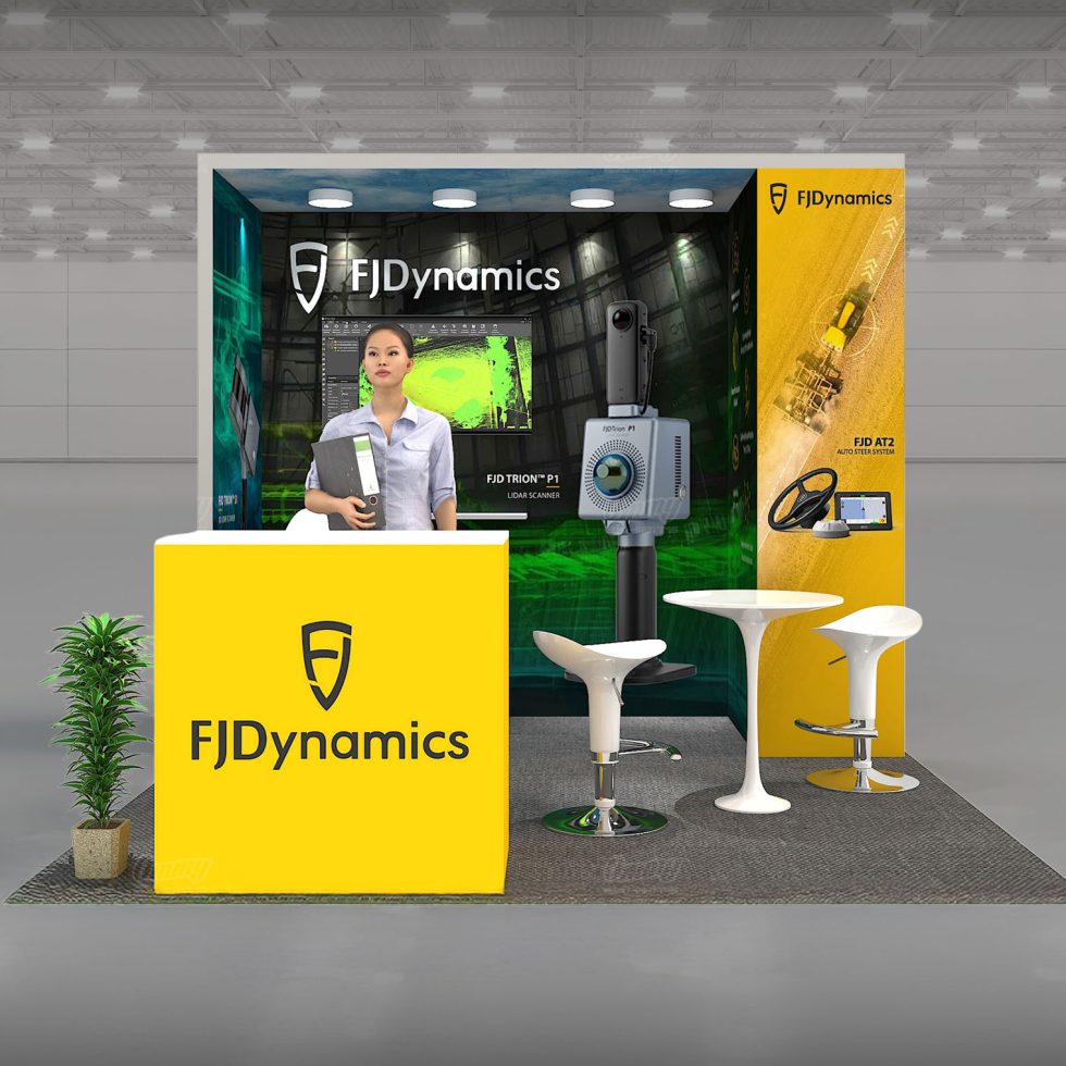 The Backlit Signature - 10x10 rental booth