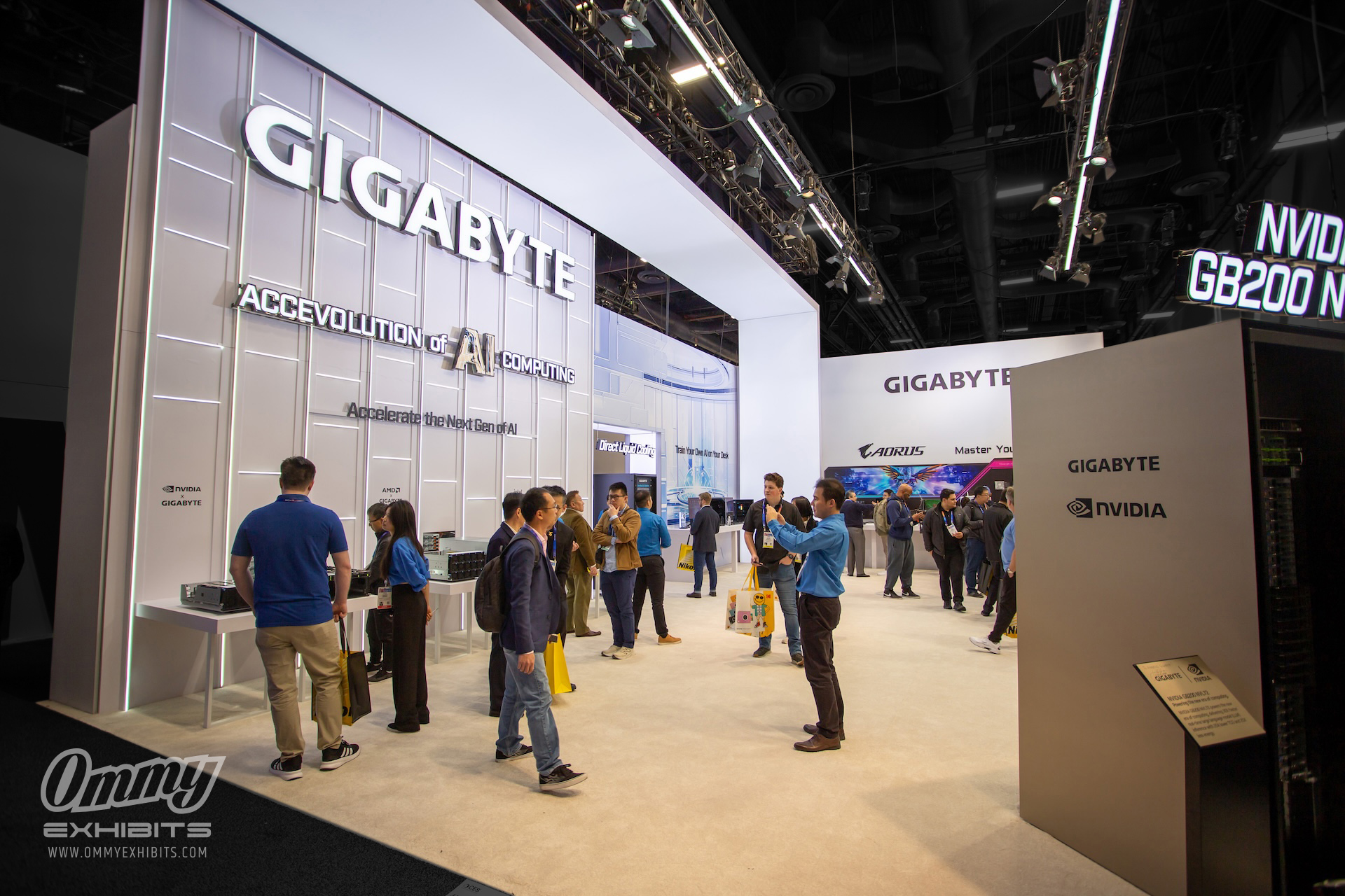 Gigabyte CES booth