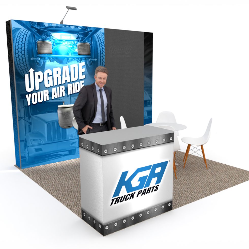 ROM1010-01 - 10' x 10' Booth Rental With LED Tiles