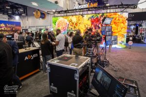 Absen 50'x40' NAB booth
